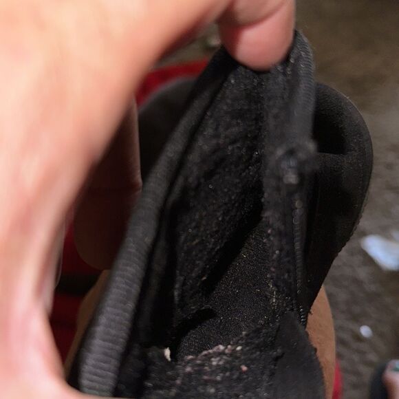 Cat & Jack Black Faux Fur lined Boots, Sz 5 Toddlers - Picture 5 of 5